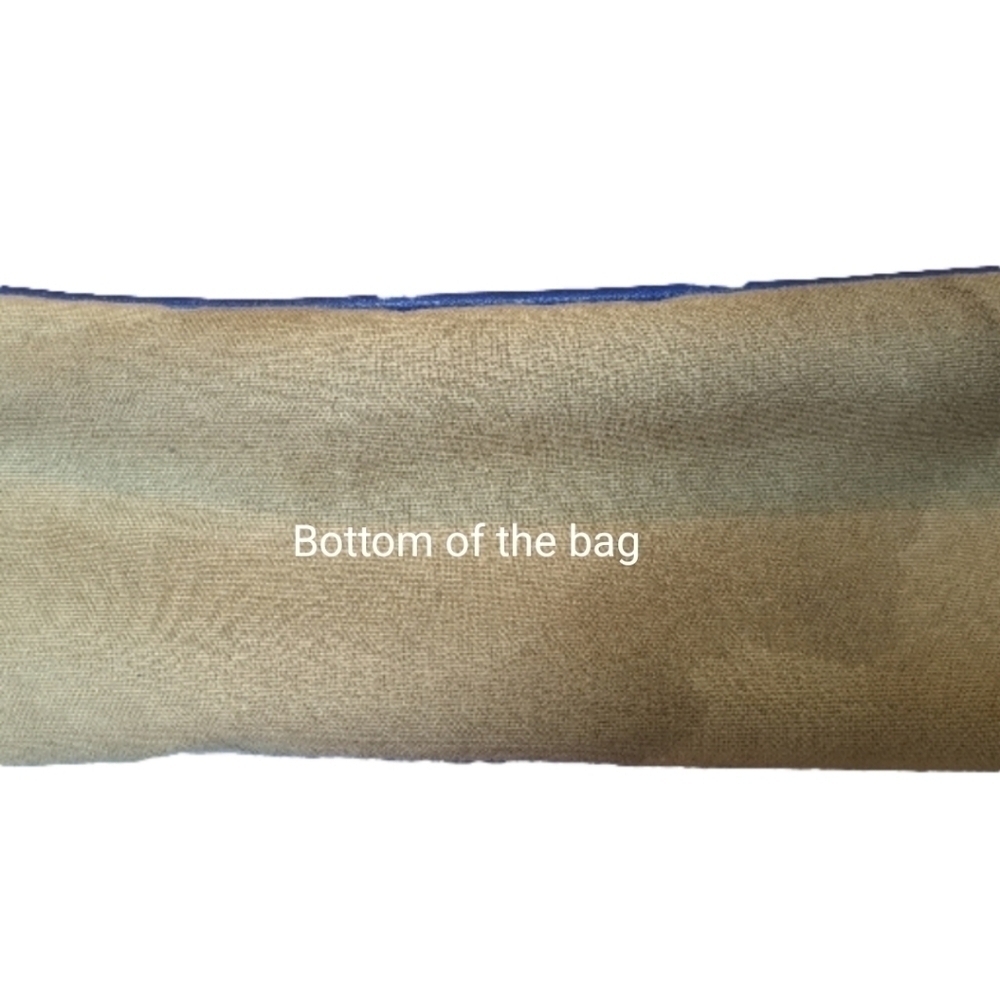 Embroidered UCB Bohemian Canvas shoulder bag - Picture 6 of 6
